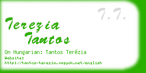 terezia tantos business card